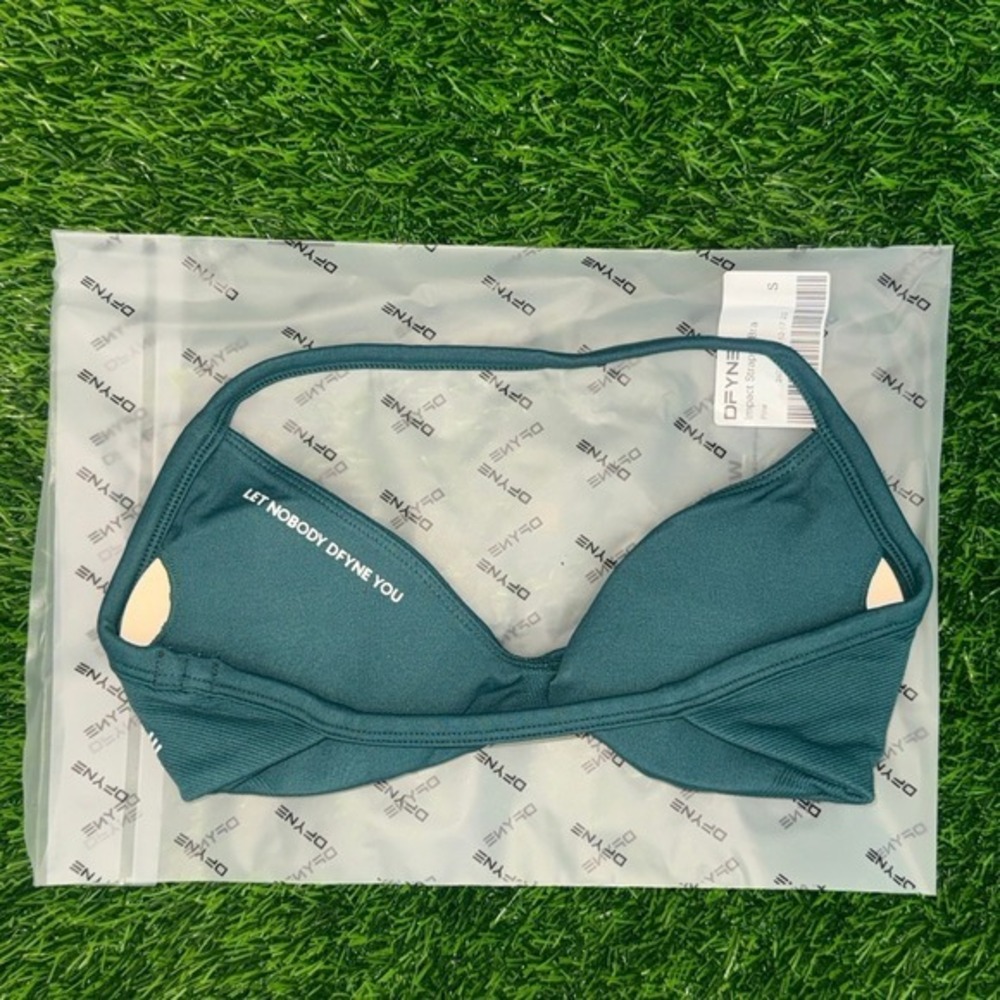 Dfyne impact strappy bra pine small - Picture 2 of 5